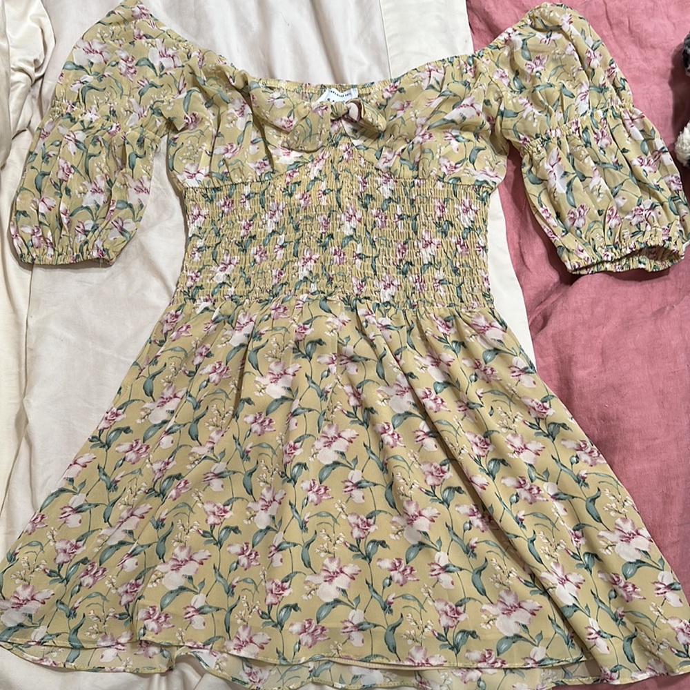 SABO off the shoulder mini dress size Small.